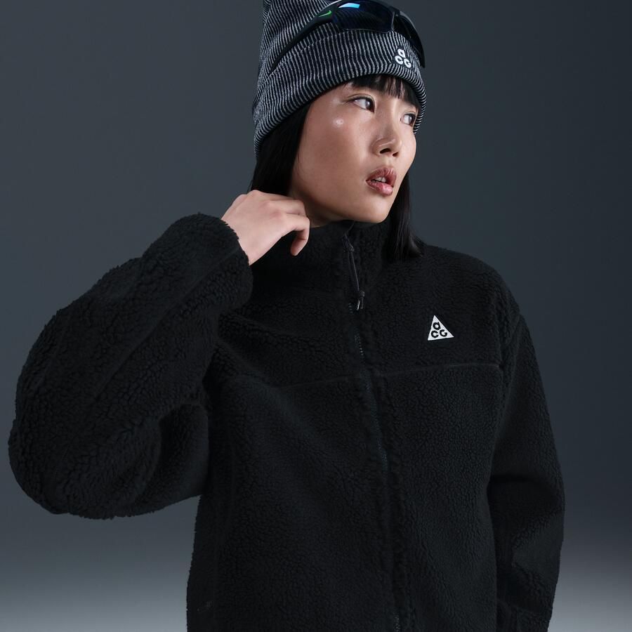 Nike ACG 'Canwell Glacier' Therma-FIT ADV jack met rits over de hele lengte voor dames Zwart - Foto 4