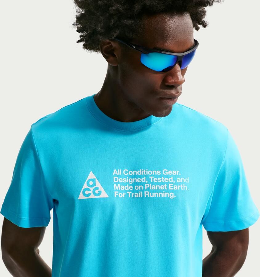 Nike ACG Dri-FIT trailrunningshirt voor Blauw - Foto 3