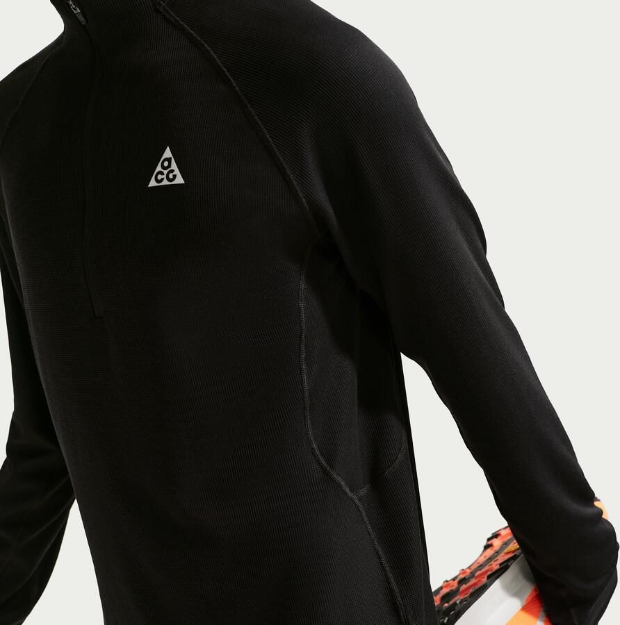 Nike ACG Dri-FIT tussenlaagtop met korte rits voor trailrunning voor heren Zwart - Foto 2