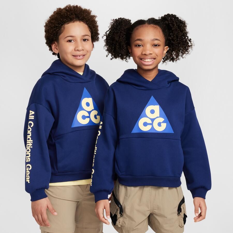 Nike ACG Icon Fleece hoodie voor kids Blauw - Foto 4