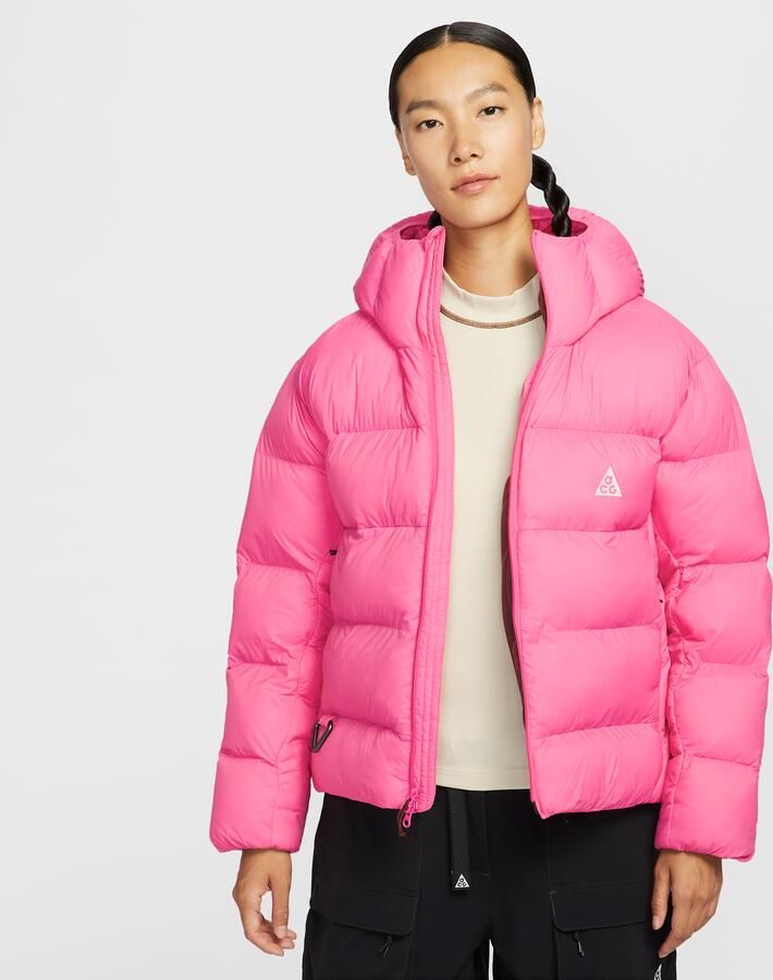 Nike ACG 'Lunar Lake' PrimaLoft Therma-FIT ADV ruimvallend damesjack met capuchon Roze - Foto 4