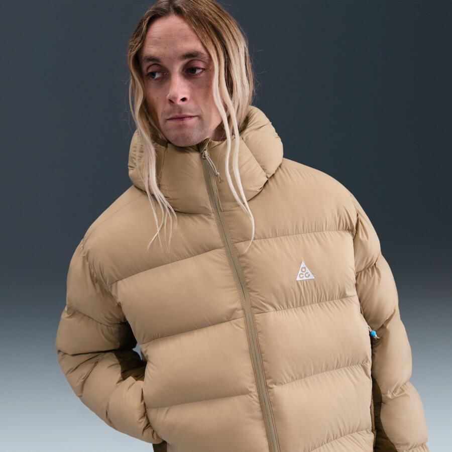 Nike ACG 'Lunar Lake' PrimaLoft Therma-FIT ADV ruimvallend herenjack met capuchon Bruin - Foto 4