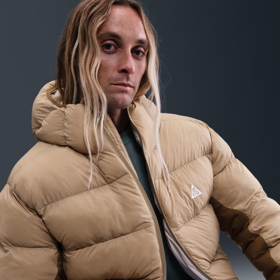 Nike ACG 'Lunar Lake' PrimaLoft Therma-FIT ADV ruimvallend herenjack met capuchon Bruin - Foto 2