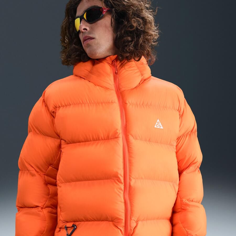 Nike ACG 'Lunar Lake' PrimaLoft Therma-FIT ADV ruimvallend herenjack met capuchon Oranje - Foto 4