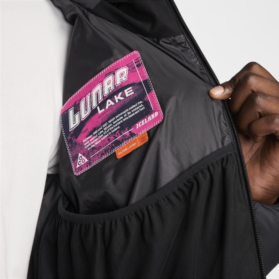 Nike ACG 'Lunar Lake' PrimaLoft Therma-FIT ADV ruimvallend herenjack met capuchon Zwart - Foto 2