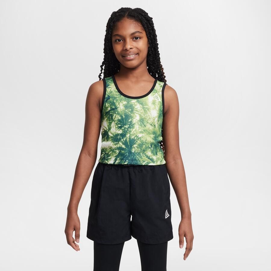Nike ACG omkeerbare tanktop voor meisjes Zwart - Foto 4