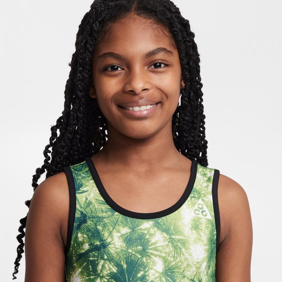 Nike ACG omkeerbare tanktop voor meisjes Zwart - Foto 2