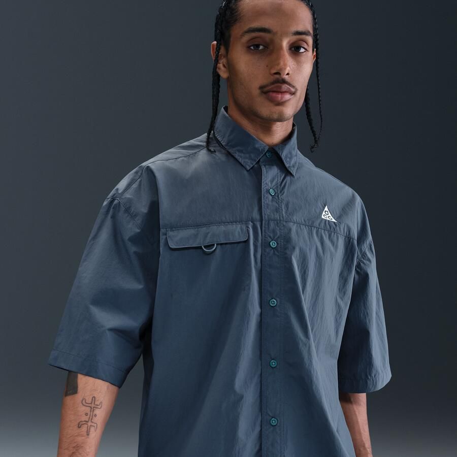 Nike ACG 'Orb Weaver' UV Repel shirt met korte mouwen Blauw - Foto 4