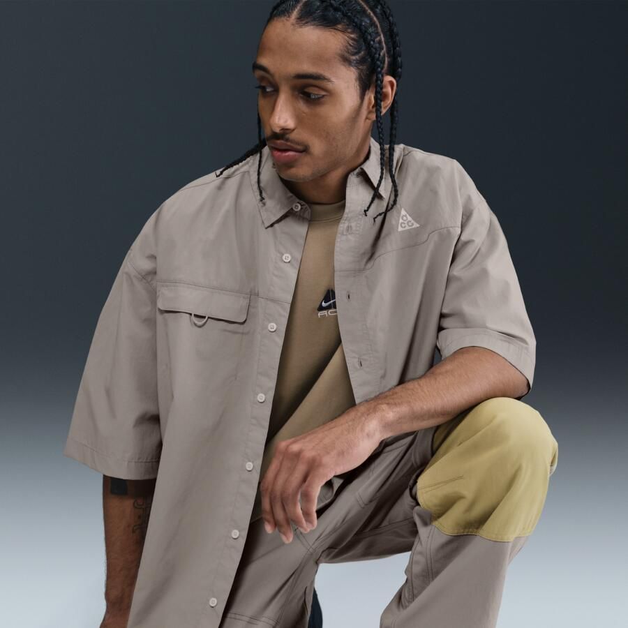 Nike ACG 'Orb Weaver' UV Repel shirt met korte mouwen Grijs - Foto 2