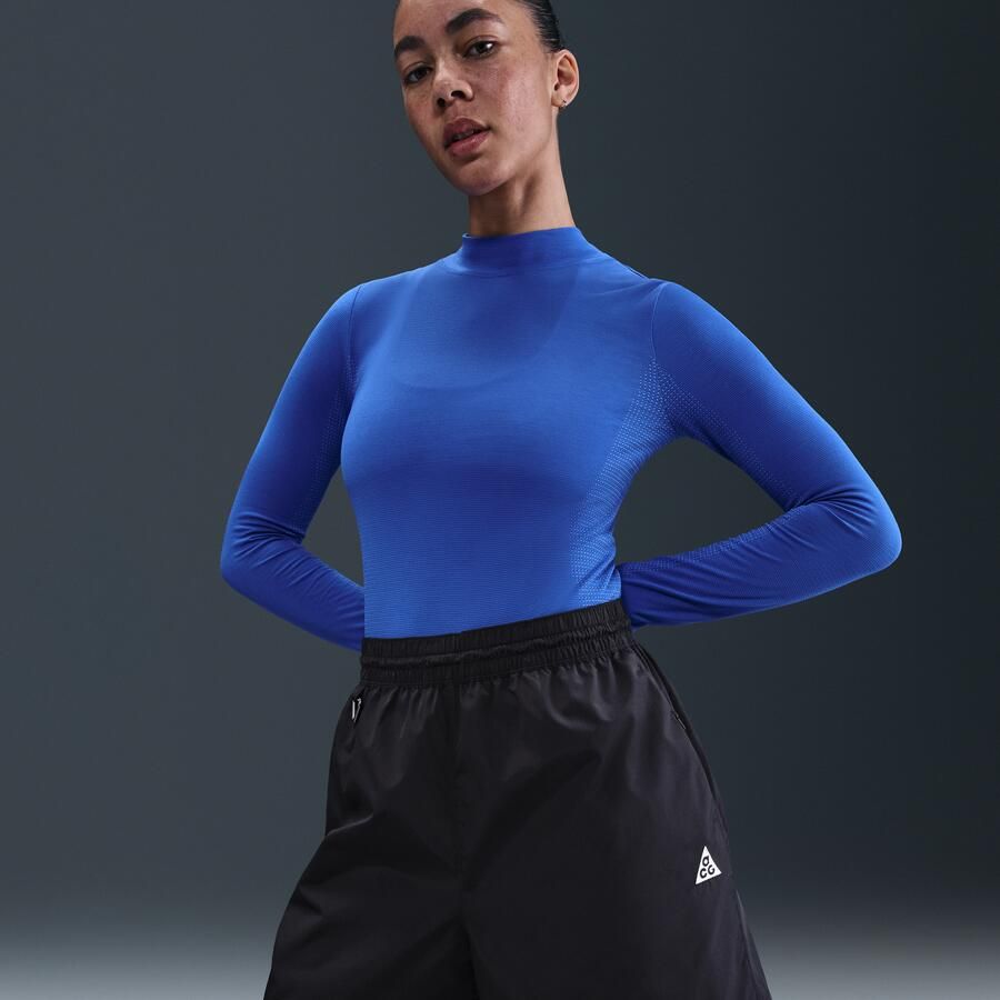 Nike ACG Repel ripstop shorts met halfhoge taille voor dames Zwart