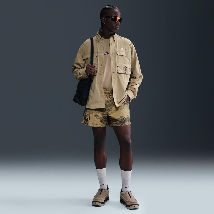 Nike ACG 'Reservoir Goat' herenshorts met print Bruin - Foto 4