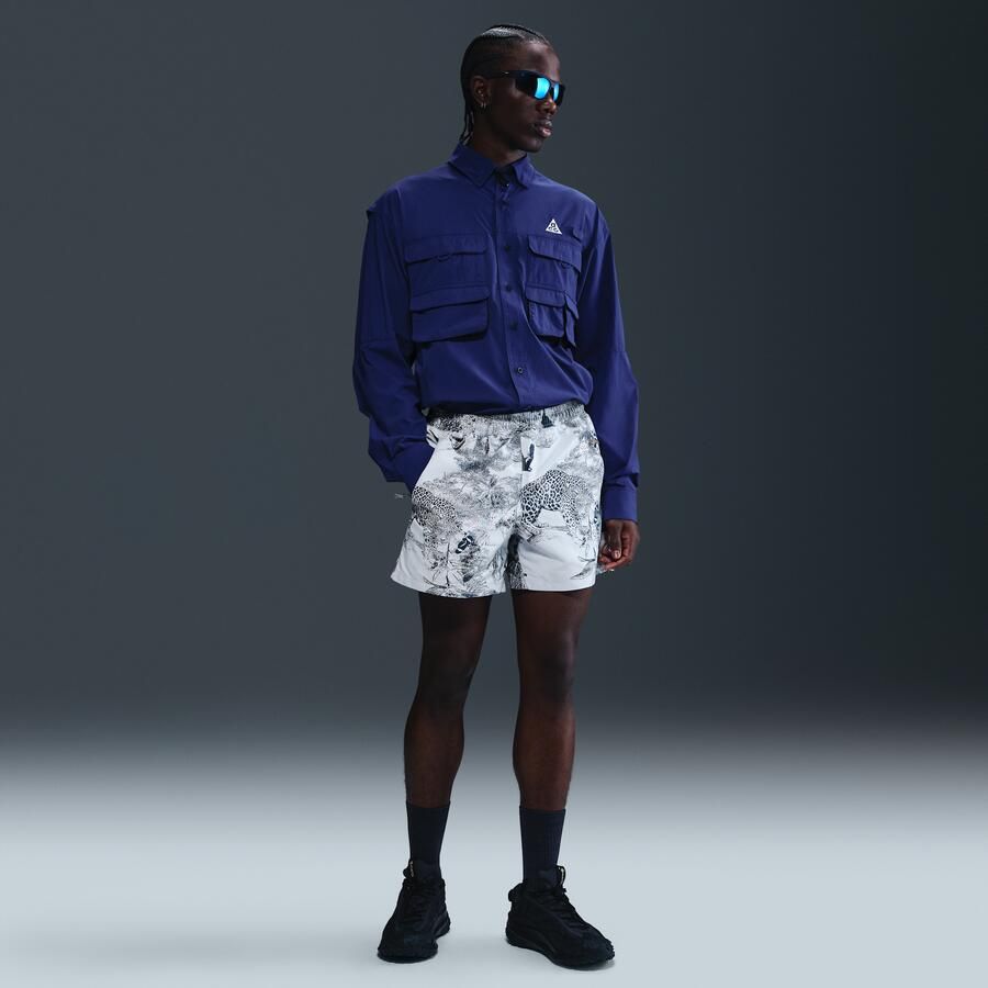 Nike ACG 'Reservoir Goat' herenshorts met print Grijs - Foto 3