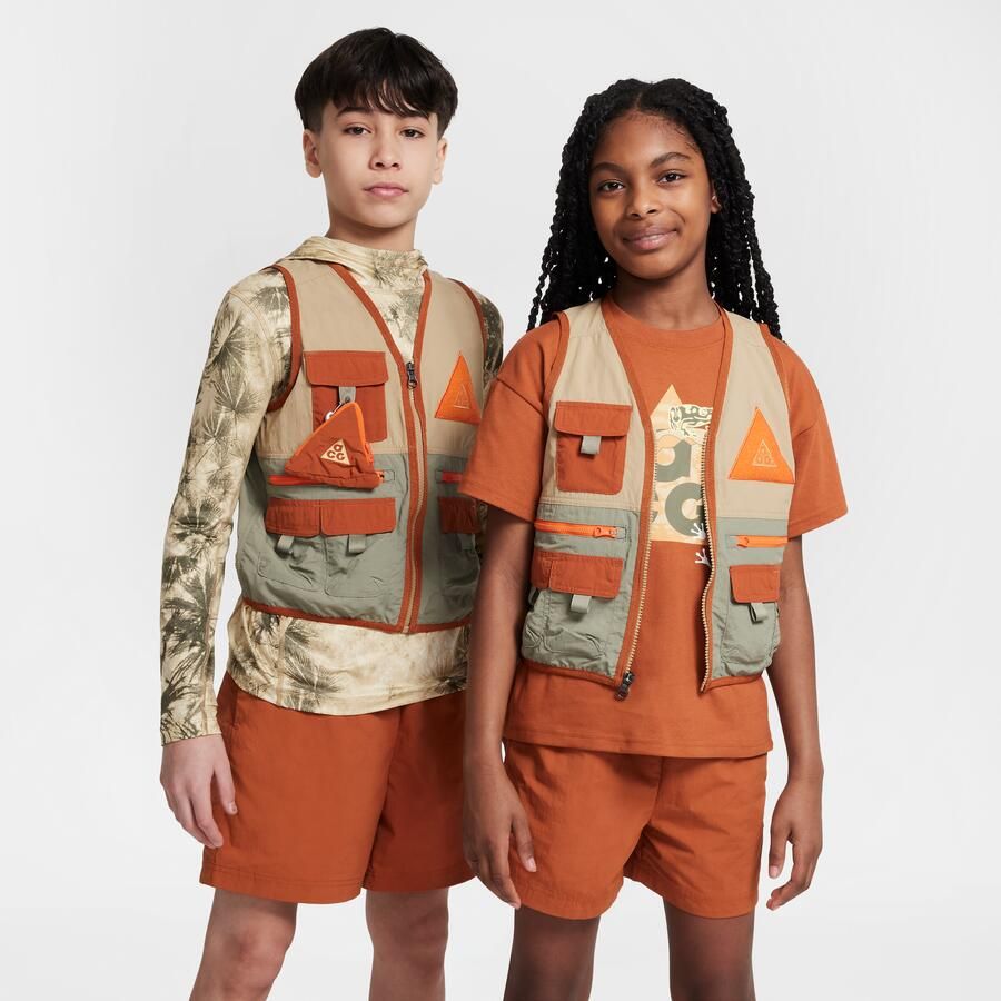 Nike ACG Utility bodywarmer voor kids Bruin - Foto 4