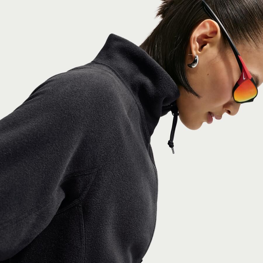 Nike ACG 'Wolf Tree' damestop met halflange rits Zwart