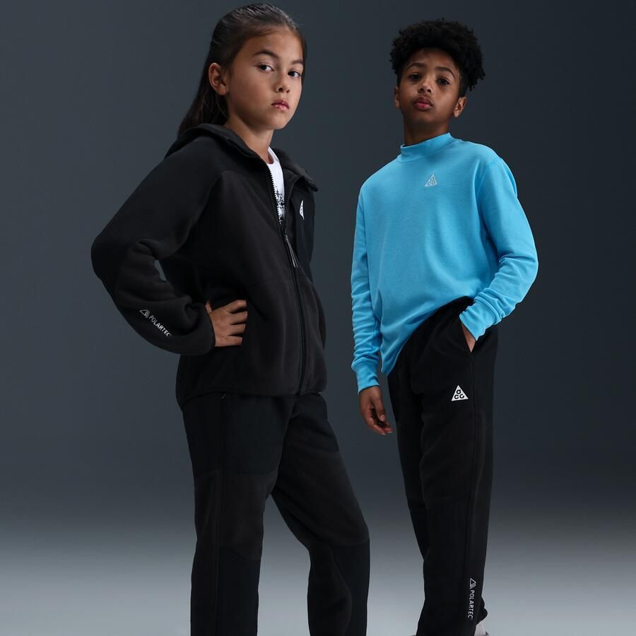 Nike ACG 'Wolf Tree' Polartec broek voor kids Zwart - Foto 4