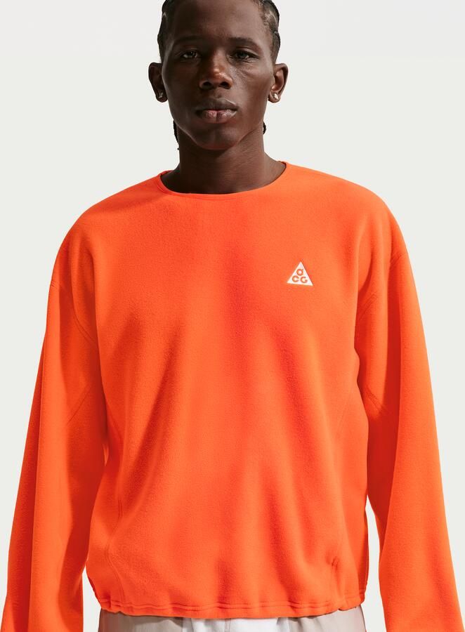 Nike ACG 'Wolf Tree' top met ronde hals Oranje