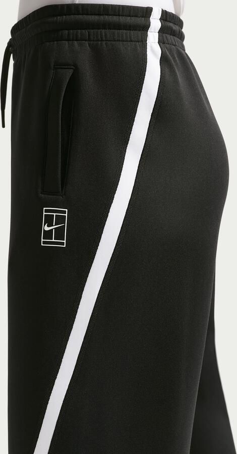 Nike Advantage Dri-FIT tennisbroek met halfhoge taille voor dames Zwart - Foto 3