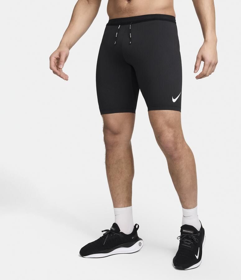 Nike AeroSwift Dri-FIT ADV halflange hardlooptights voor heren Zwart - Foto 3