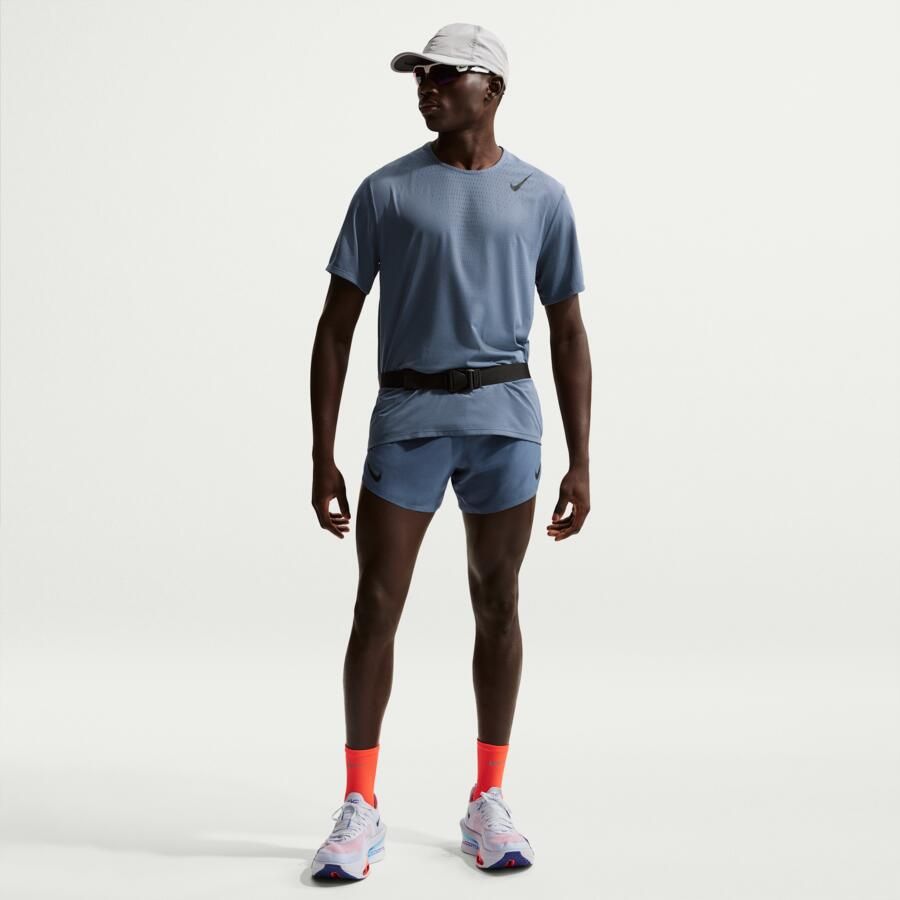 Nike AeroSwift Dri-FIT ADV hardloopshorts met binnenbroek voor heren (10 cm) Blauw - Foto 4