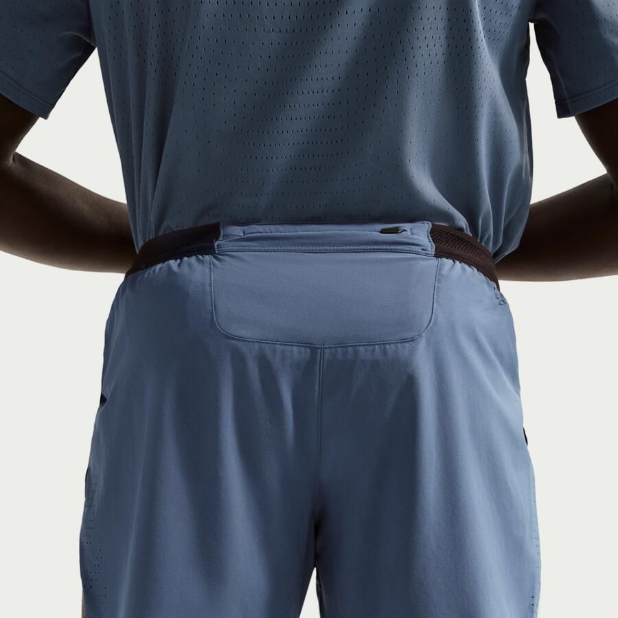 Nike AeroSwift Dri-FIT ADV hardloopshorts met binnenbroek voor heren (10 cm) Blauw