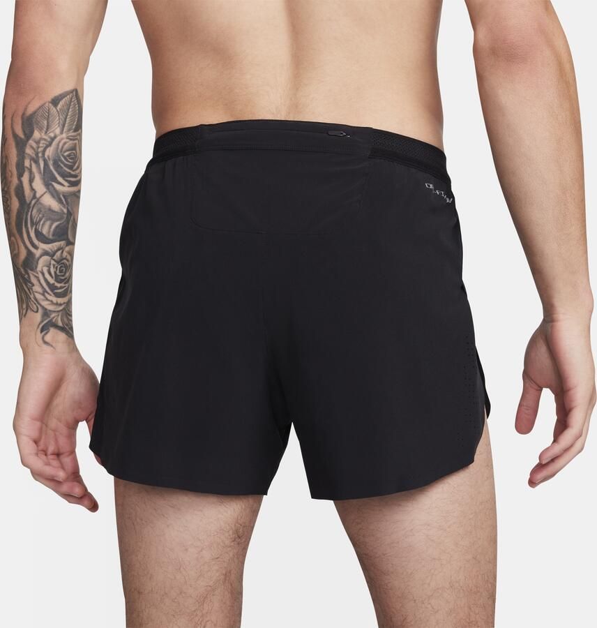 Nike AeroSwift Dri-FIT ADV hardloopshorts met binnenbroek voor heren (10 cm) Zwart - Foto 2