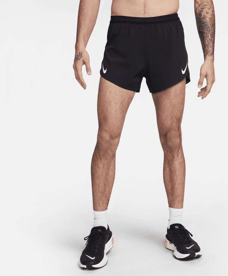 Nike AeroSwift Dri-FIT ADV hardloopshorts met binnenbroek voor heren (10 cm) Zwart - Foto 3