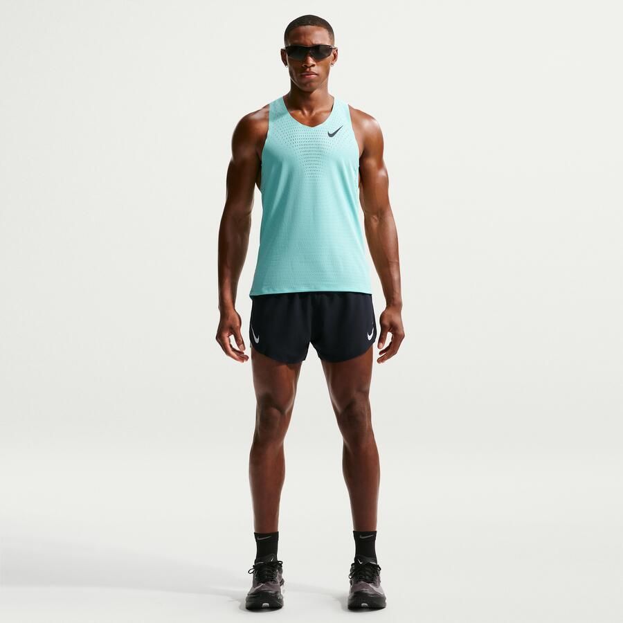 Nike AeroSwift Dri-FIT ADV hardloopshorts met binnenbroek voor heren (10 cm) Zwart