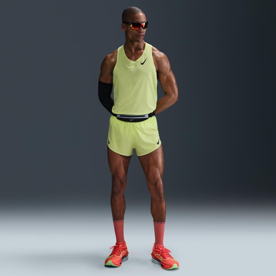 Nike AeroSwift Dri-FIT ADV hardloopshorts met binnenbroek voor heren (5 cm) Geel - Foto 4