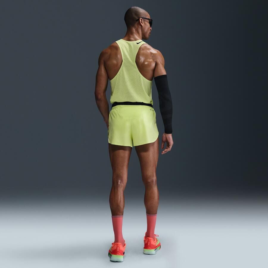 Nike AeroSwift Dri-FIT ADV hardloopshorts met binnenbroek voor heren (5 cm) Geel - Foto 3