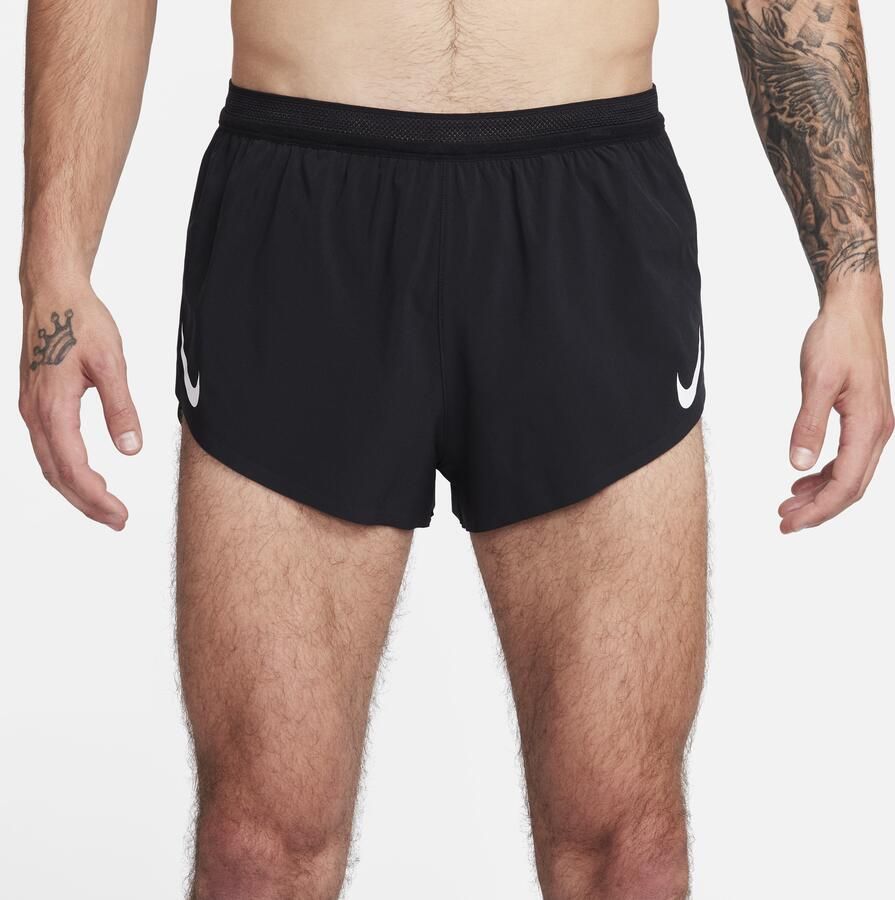 Nike AeroSwift Dri-FIT ADV hardloopshorts met binnenbroek voor heren (5 cm) Zwart - Foto 4