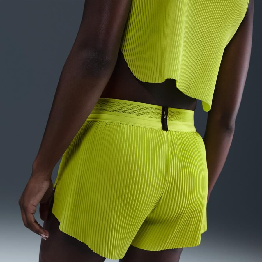 Nike AeroSwift Dri-FIT ADV hardloopshorts met halfhoge taille en binnenbroekje voor dames (8 cm) Groen - Foto 2