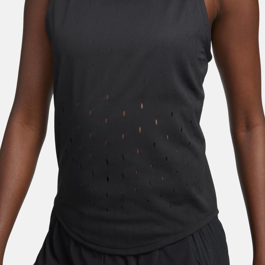 Nike AeroSwift Dri-FIT ADV hardloopsinglet voor dames Zwart