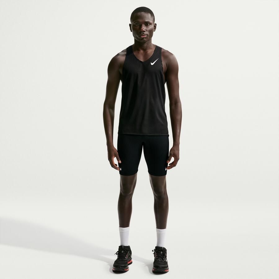 Nike AeroSwift Dri-FIT ADV hardloopsinglet voor heren Zwart - Foto 2