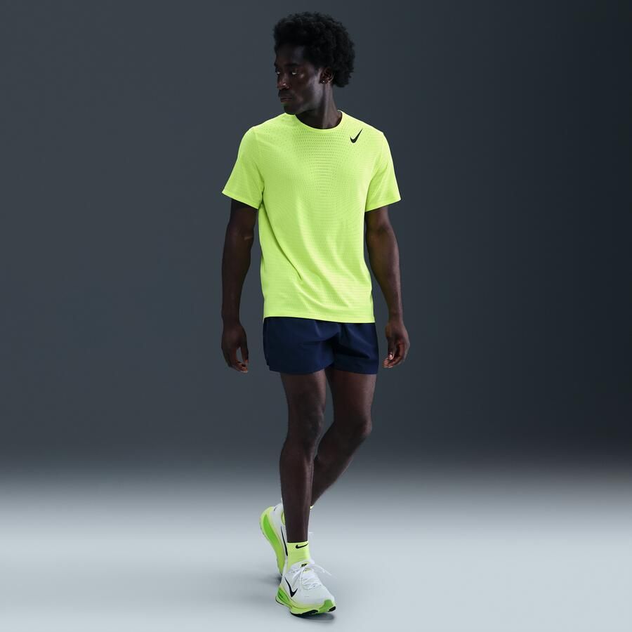 Nike AeroSwift Dri-FIT ADV hardlooptop met korte mouwen voor heren Geel - Foto 3