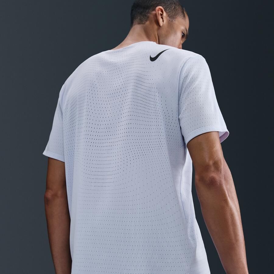 Nike AeroSwift Dri-FIT ADV hardlooptop met korte mouwen voor heren Grijs