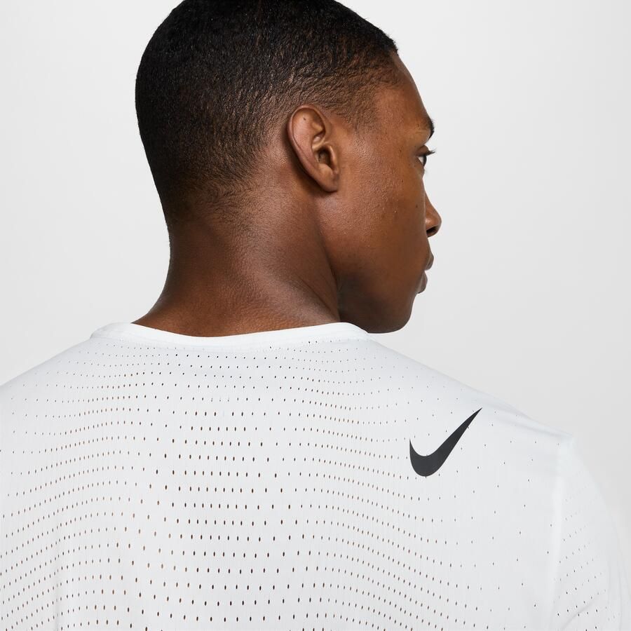 Nike AeroSwift Dri-FIT ADV hardlooptop met korte mouwen voor heren Wit - Foto 2