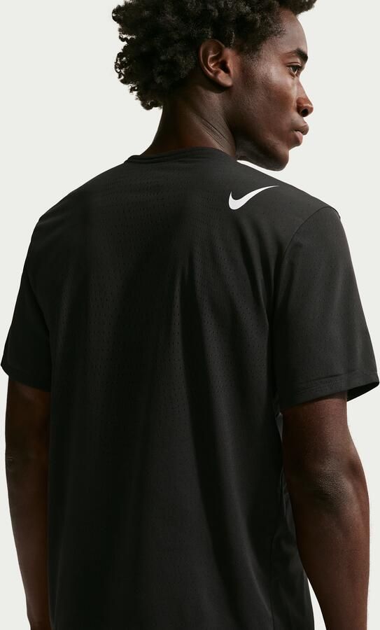 Nike AeroSwift Dri-FIT ADV hardlooptop met korte mouwen voor heren Zwart - Foto 4