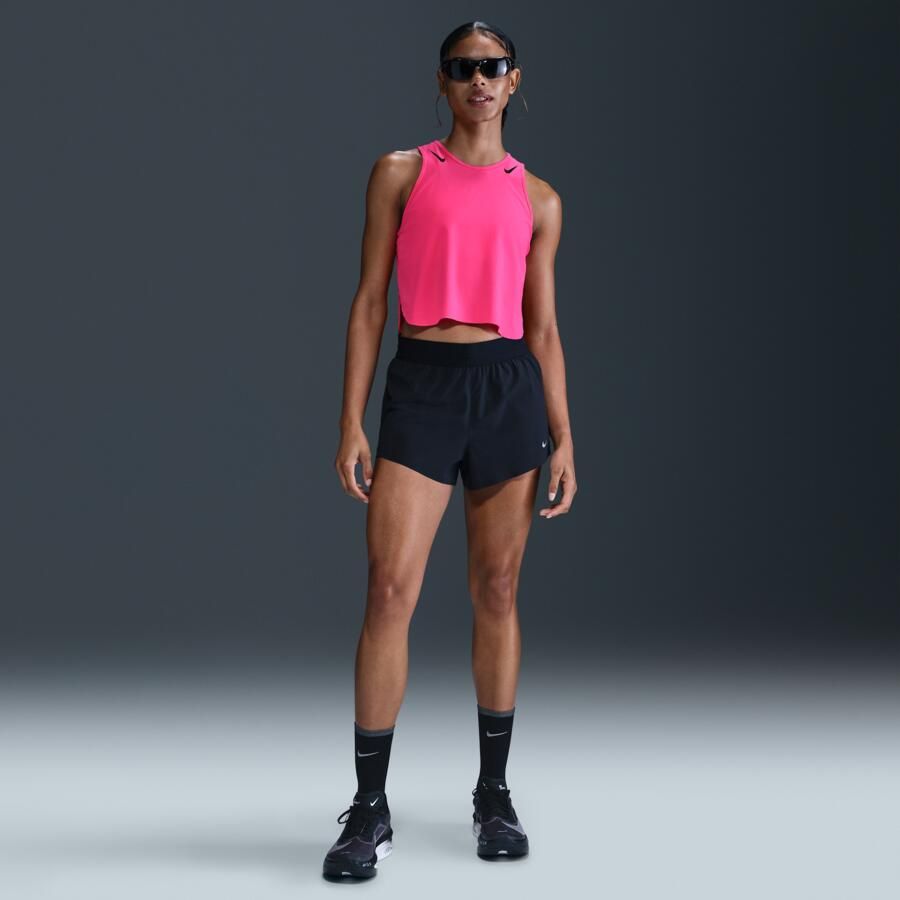 Nike AeroSwift Dri-FIT ADV korte hardlooptanktop voor dames Roze - Foto 3