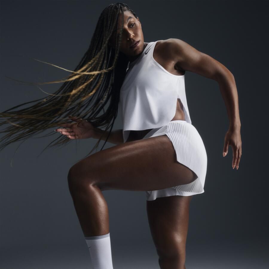 Nike AeroSwift Dri-FIT ADV korte hardlooptanktop voor dames Wit - Foto 4