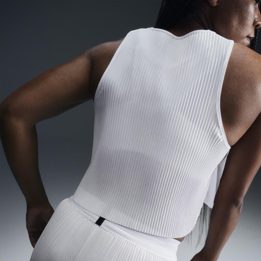 Nike AeroSwift Dri-FIT ADV korte hardlooptanktop voor dames Wit