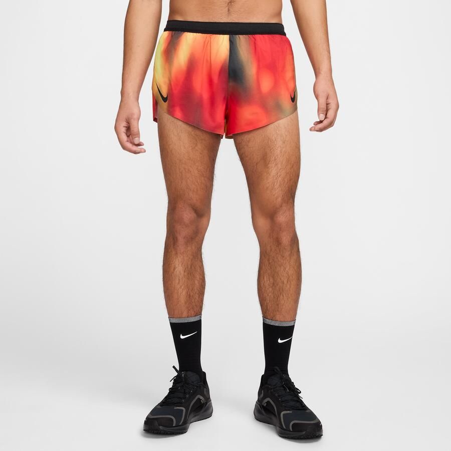 Nike AeroSwift Elite Entry Dri-FIT ADV hardloopshorts voor heren Geel - Foto 3