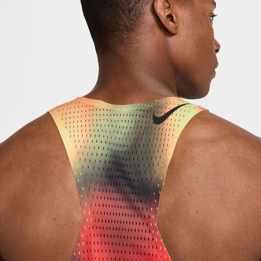 Nike AeroSwift Elite Entry Dri-FIT ADV hardlooptanktop voor heren Geel - Foto 2