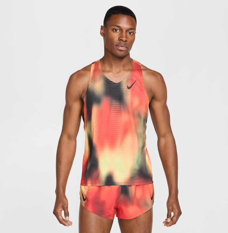 Nike AeroSwift Elite Entry Dri-FIT ADV hardlooptanktop voor heren Geel - Foto 3