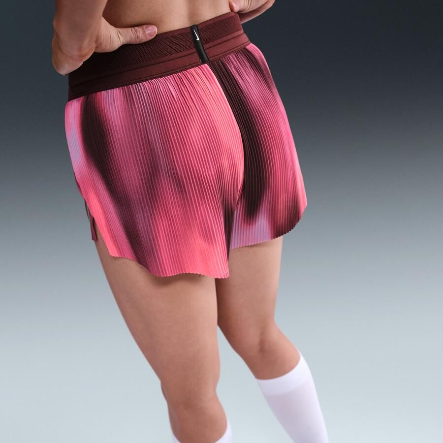 Nike AeroSwift 'Faith Kipyegon' Dri-FIT ADV hardloopshorts met halfhoge taille en binnenbroekje voor dames (8 cm) Paars - Foto 2