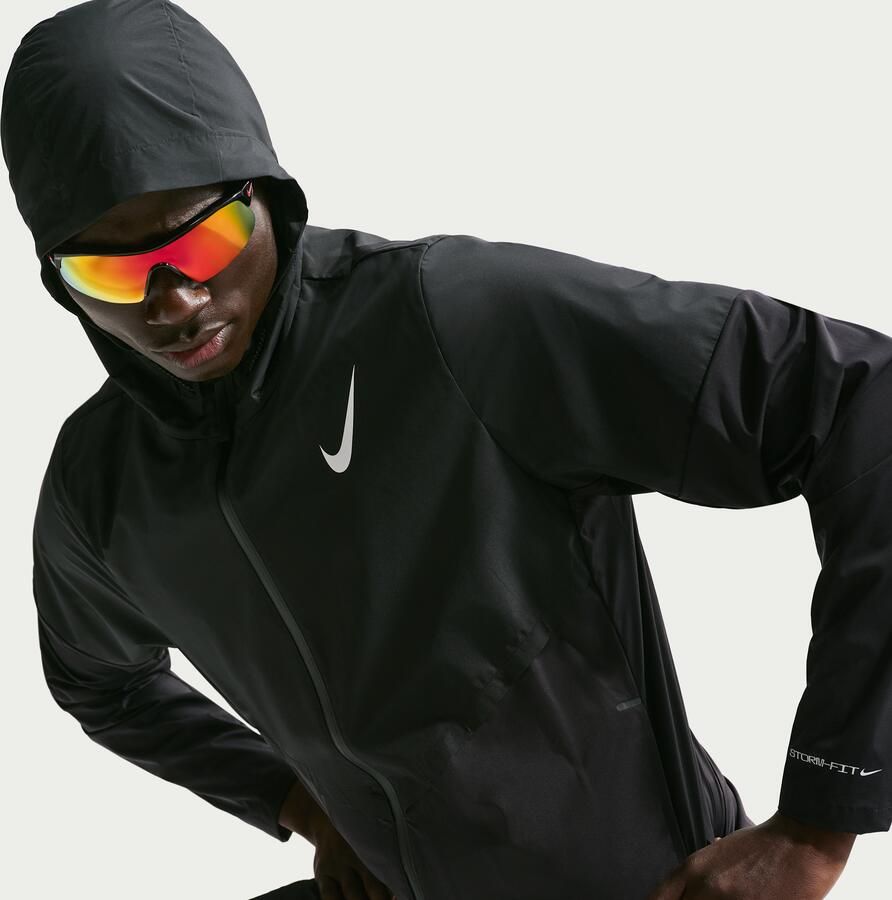 Nike AeroSwift Storm-FIT Aerogami hardloopjack voor heren Zwart - Foto 4