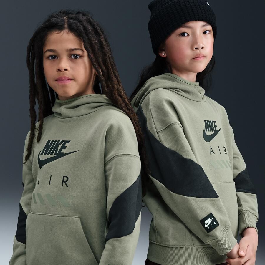 Nike Air Fleecehoodie voor kids Groen - Foto 4