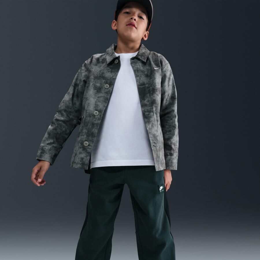 Nike Air fleecejoggingbroek voor kids Groen - Foto 3