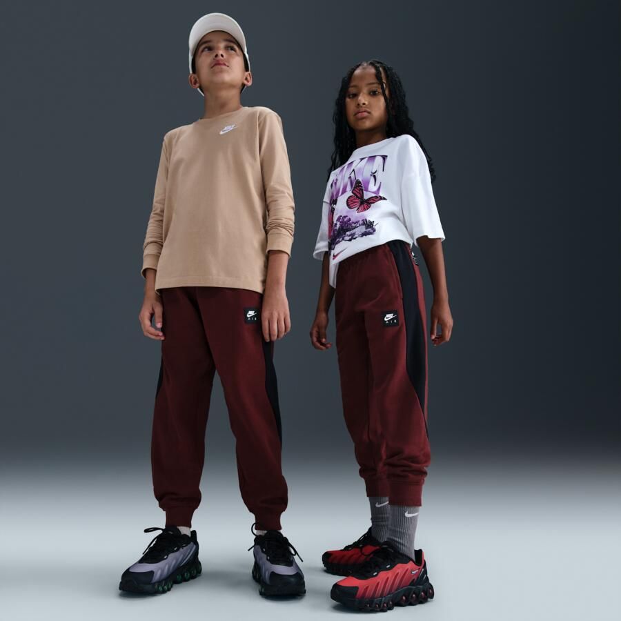 Nike Air fleecejoggingbroek voor kids Rood - Foto 4