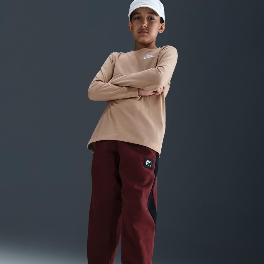Nike Air fleecejoggingbroek voor kids Rood - Foto 3