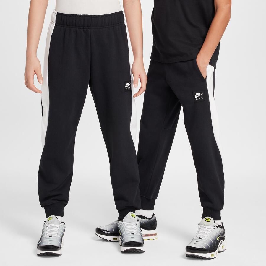 Nike Air fleecejoggingbroek voor kids Zwart - Foto 3